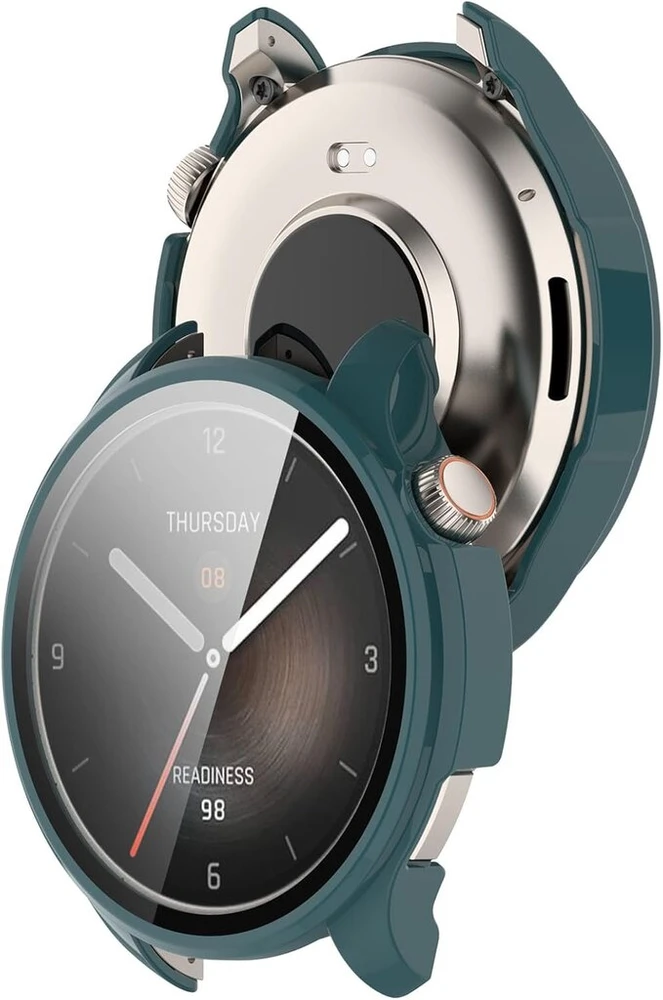 Dėklas, suderinamas su Amazfit Balance apsauginiu dėklu, su įbrėžimams atsparia ekrano apsauga, minkšta Tpu apsauga, skirta Amazfit Balance A2286 priedams (3 vnt.)