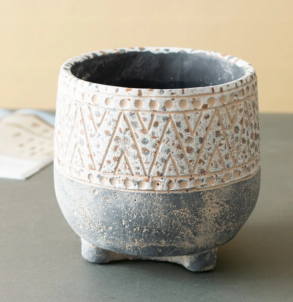 Dėklas vera skandinaviško stiliaus betoninis, skersmuo 17 cm