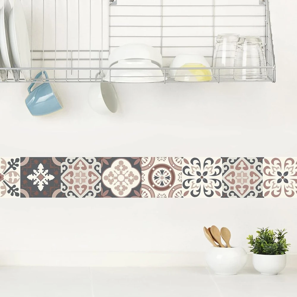 Dekoratyvinė lipni juosta Borgatella 195655 Borders Raudona 15 cm x 3 m