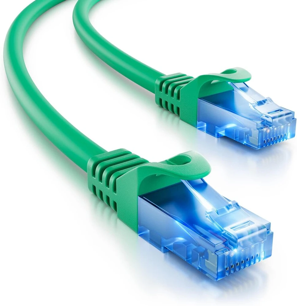 Deleycon Cat6 Ethernet tinklo kabelis, 5 m, žalias
