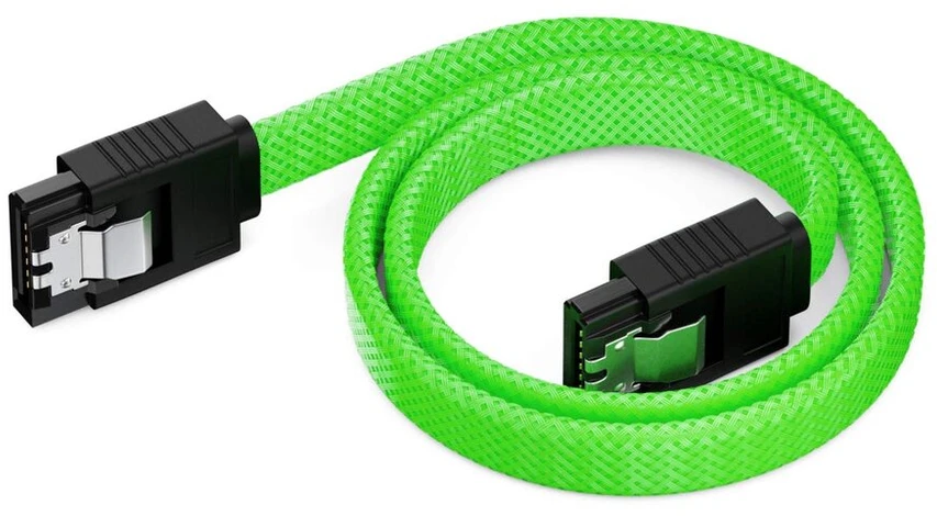 Deleycon Sata 3 kabelių rinkinys, 3x 50 cm, 6 Gb/s, žalias
