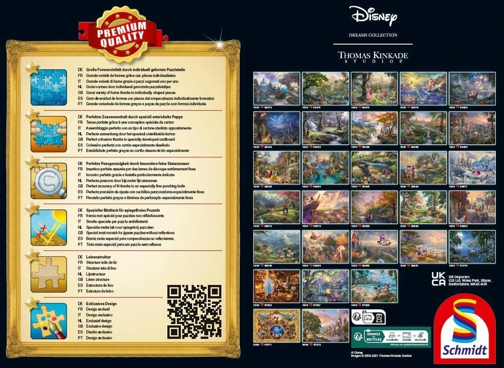Dėlionė Thomas Kinkade Disney "aristokratai" 1000 detalių