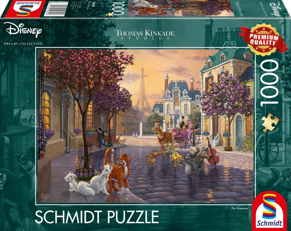 Dėlionė Thomas Kinkade Disney "aristokratai" 1000 detalių
