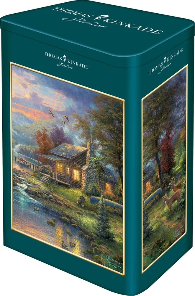 Dėlionė Thomas Kinkade "nature's Paradise", 500 detalių, nostalginiame dėkle