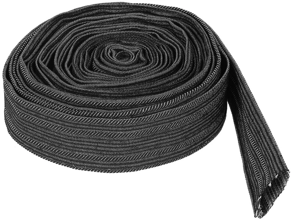 Denim kabelio apvalkalas, 7.5m denim apsauginis apvalkalas, kabelio apvalkalas suvirinimo degikliui, hidraulinei žarnai, naudojamas kabeliams, apsauga nuo saulės, kabelių movos