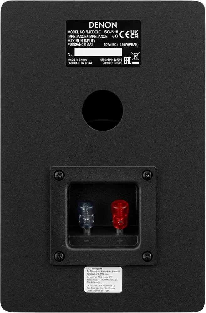 Kompiuterio kolonėlės Denon Scn10 Hi-fi Garsiakalbiai 2 x 65w Juodi