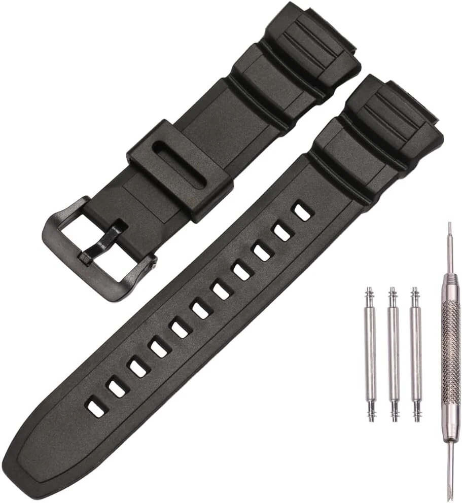 Dervos laikrodžio apyrankė Casio Ws220 Mcw100h vyrams, oranžinė-juoda