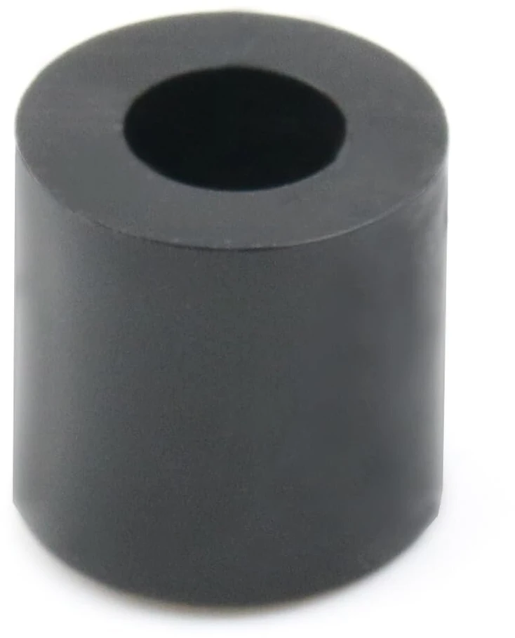 Design61 10x tarpinės įvorės L 9 mm x skersmuo 10/5 mm M5 apvalus Hd polietilenas