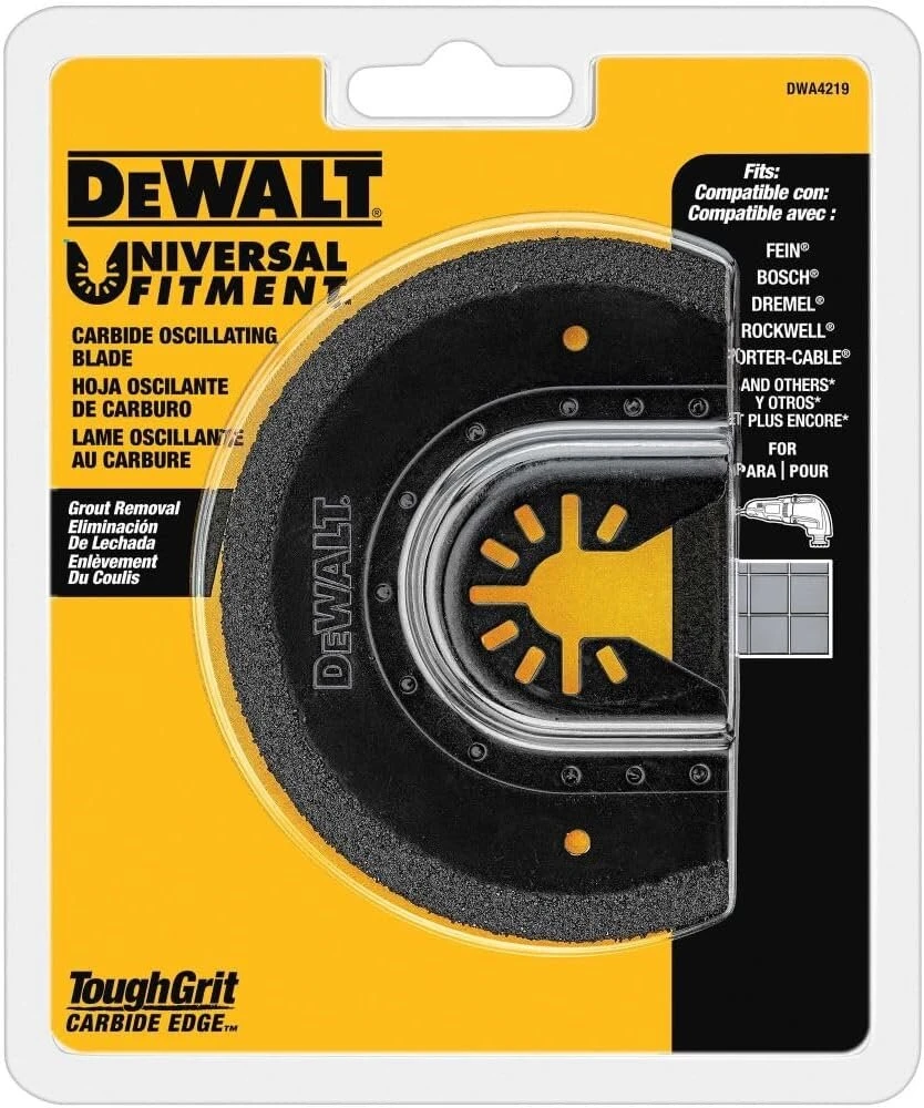 Dewalt dwa4219 oscillating carbide grout removal blade