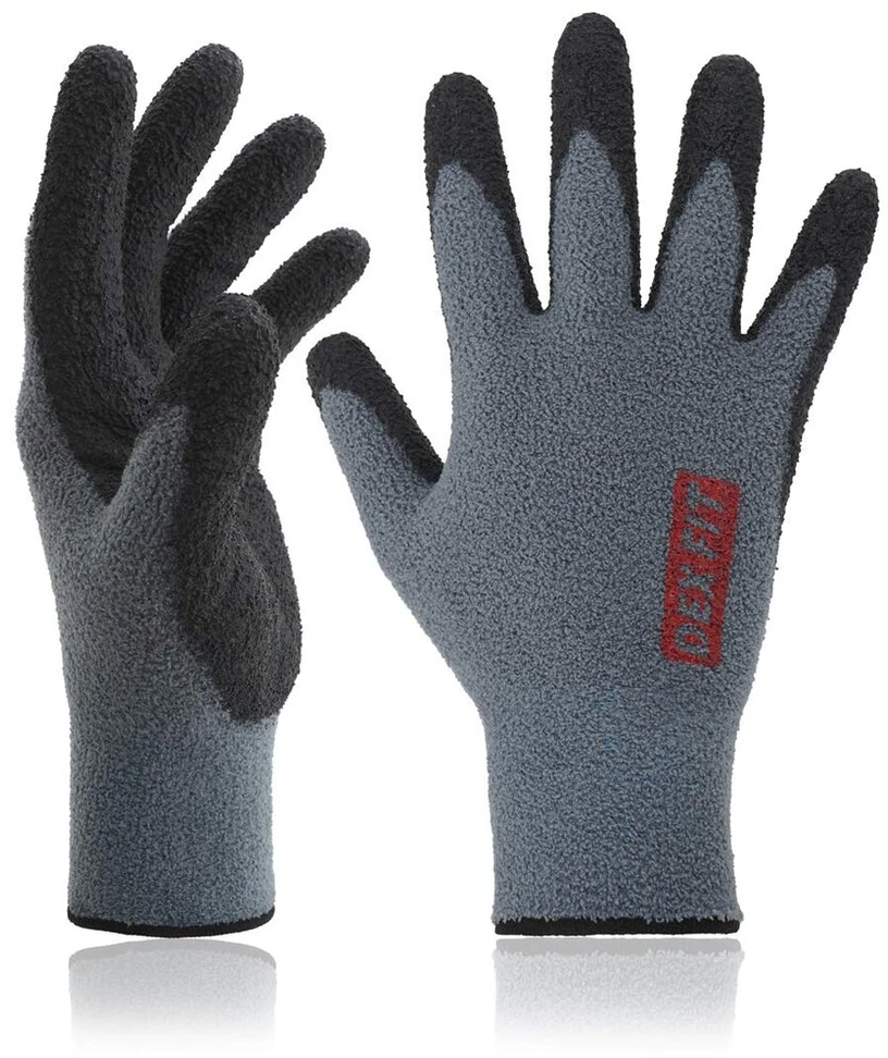 Dex Fit lengvi darbo pirštinės Fn330, 3d komforto galios sukibimas, plonos, lanksčios, tamprios nailono, spandekso, patvarios, vandens pagrindo, nitrilo putos, skalbiamos mašinoje, pilkos, Fn 330