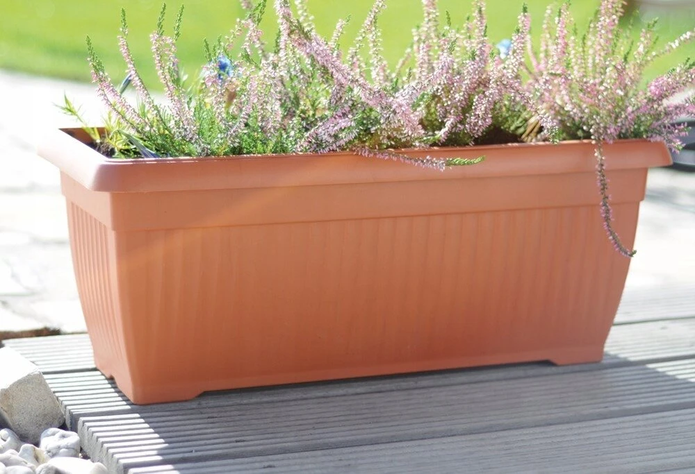 Dėžutė gėlių vazonas Terra Dtt600 terakotos spalvos
