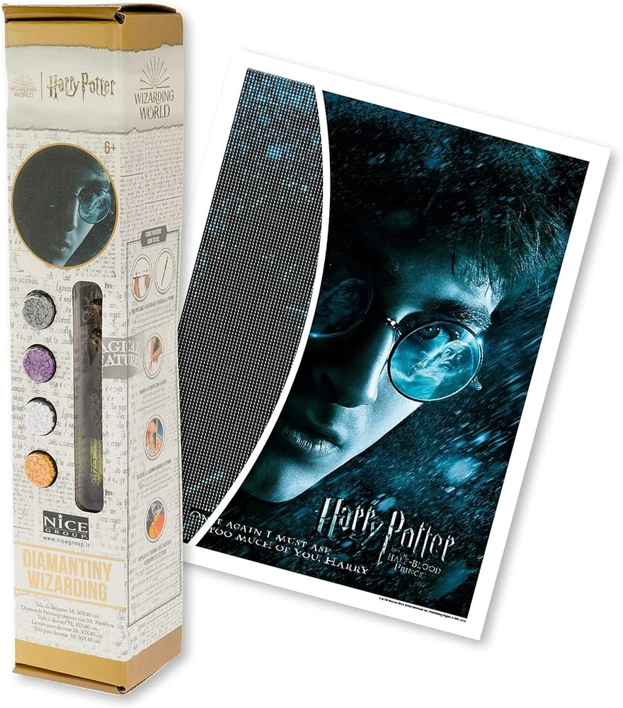Diamantiny harry potter 21062 magic art medium the prince half-blood, mozaika, veikla crystal art, diamond painting, 1 drobė, 30 x 40 cm, įvairiaspalvis