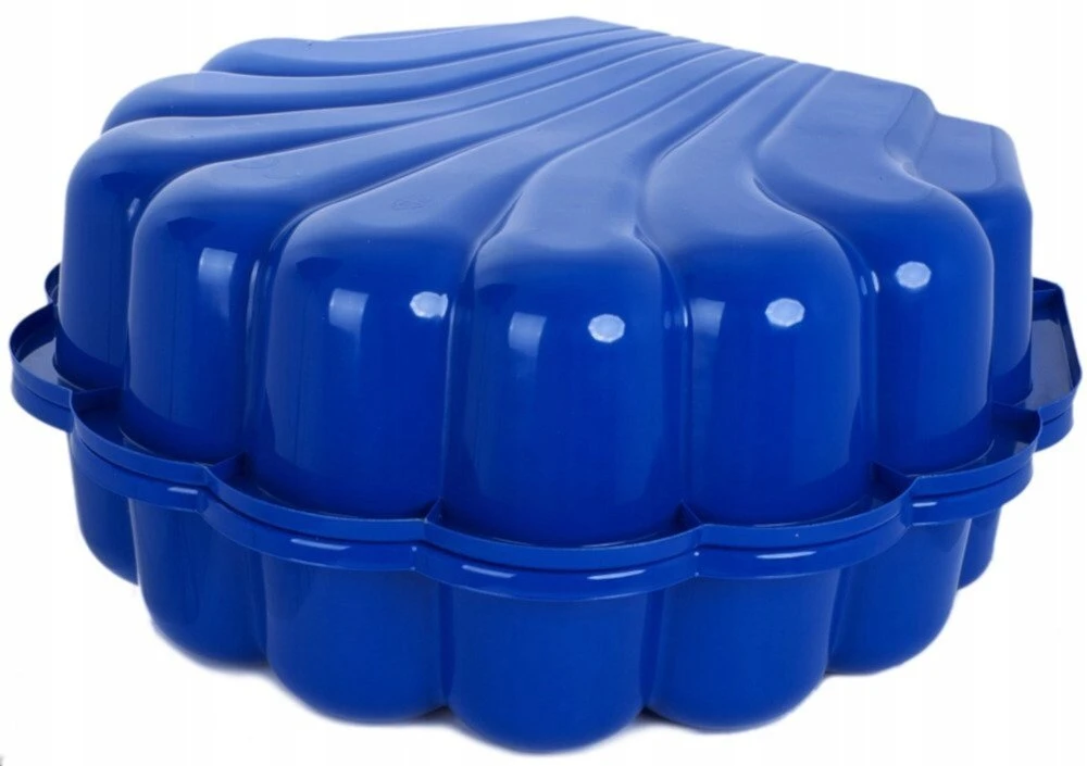 Didelė smėlio dėžė baseinas shell 2in1 uždarytas 2 dalių rinkinys 155x86cm