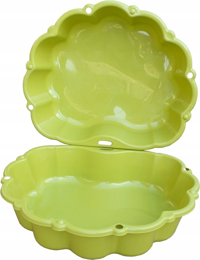 DIDELĖ SMĖLIO DĖŽĖ DVIGUBAS Plaukimo baseinas KEVALAS uždara 2 DALYS 156x95 MOCHTOYS