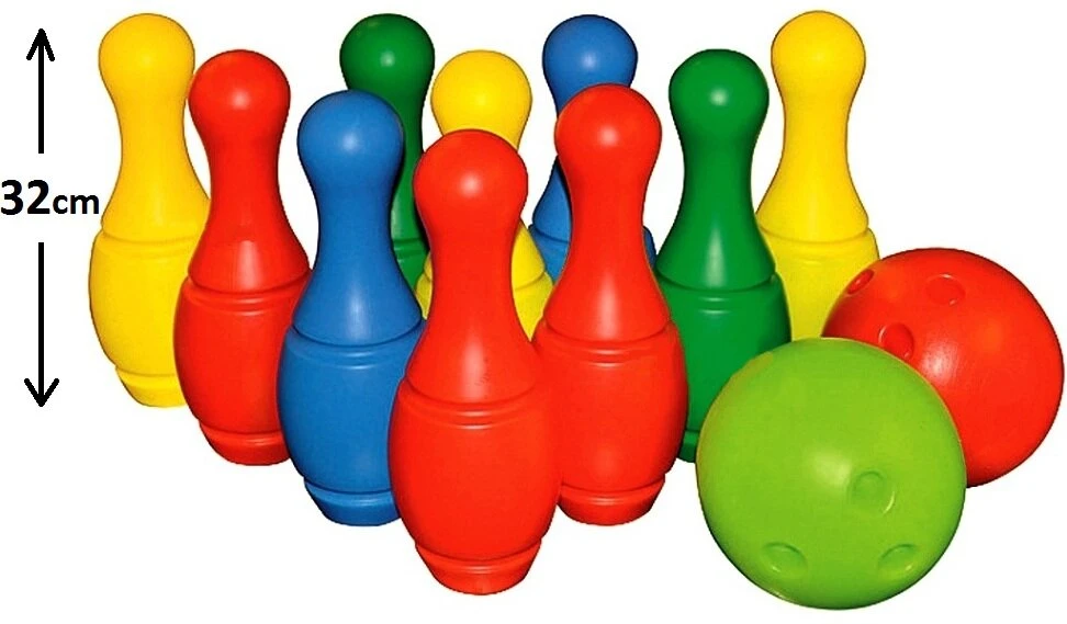 Didelis 32cm Maxi boulingas 10 vnt + 2 dideli kamuoliai 579