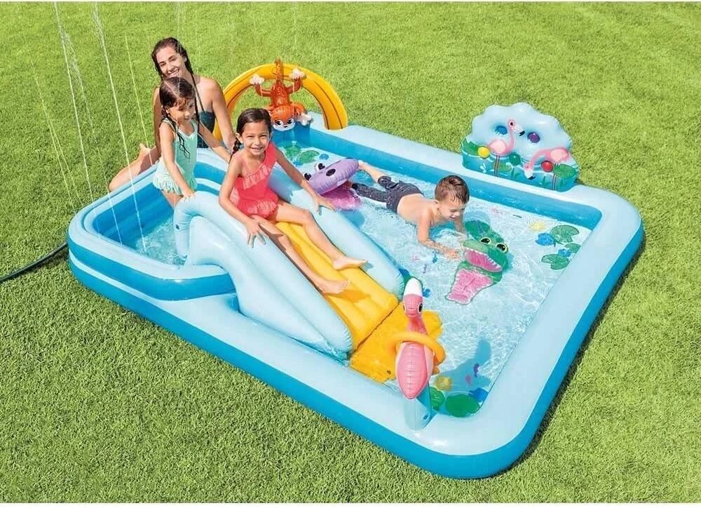 Didelis pripučiamas baseinas vaikams 500l 257x216x84 - sodui, erdvus
