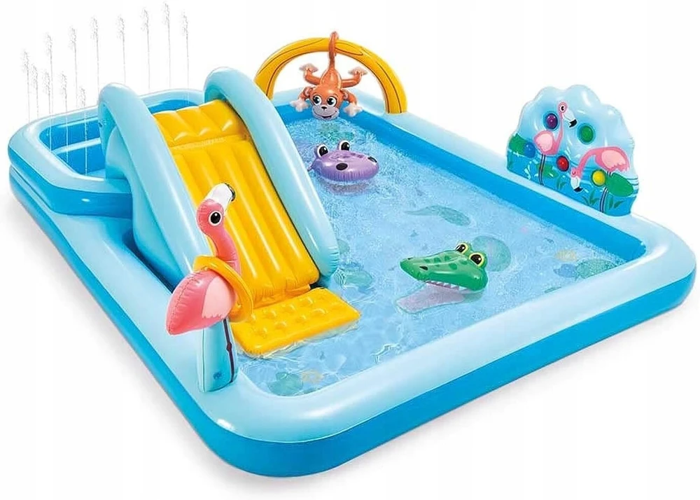Didelis pripučiamas baseinas vaikams 500l 257x216x84 - sodui, erdvus