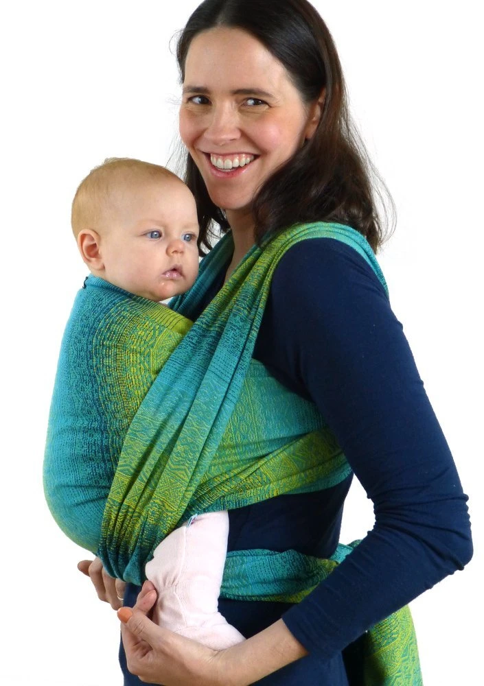 Didymos Ada Malachite kūdikio nešyklė - žalia - 6 dydis