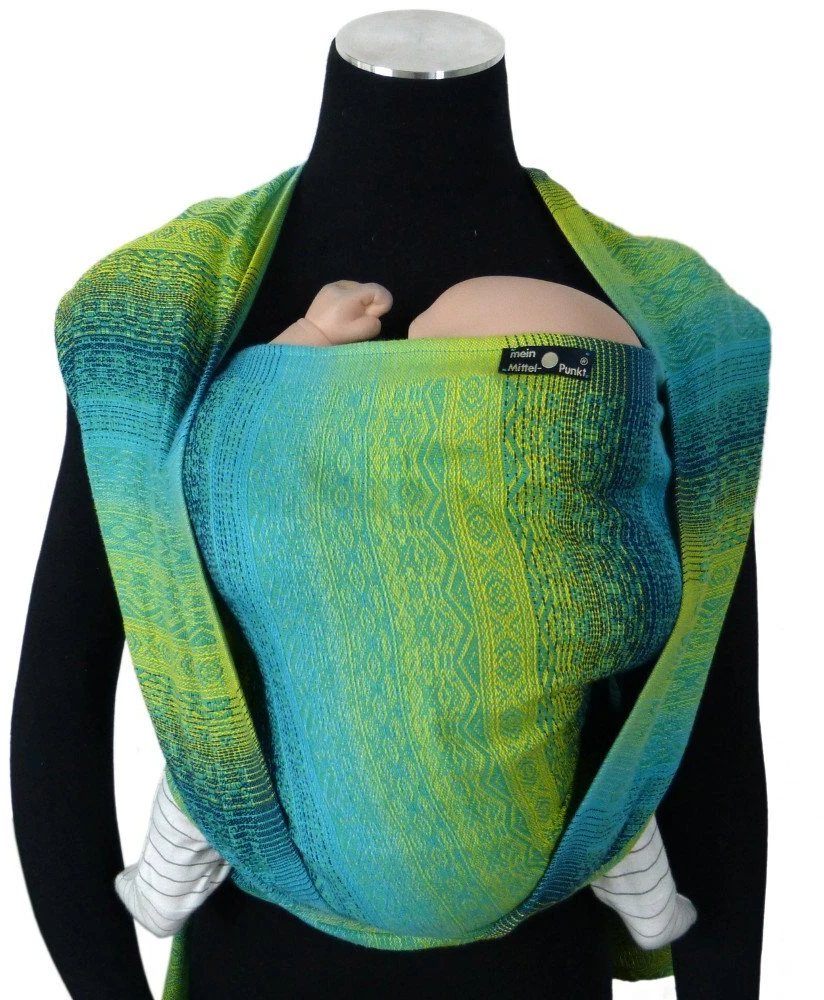Didymos Ada Malachite kūdikio nešyklė - žalia - 6 dydis
