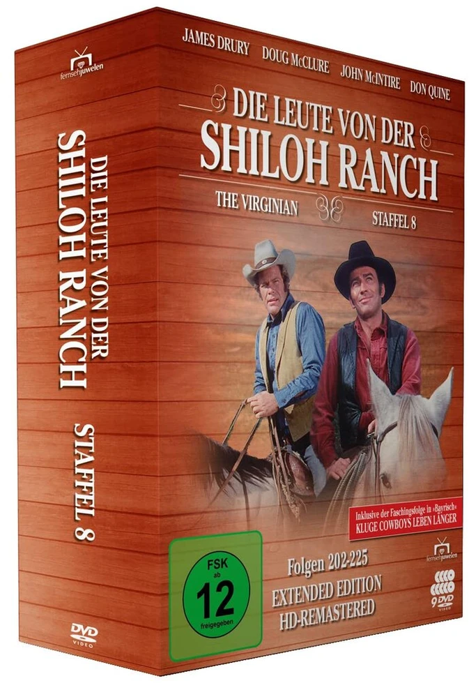 Vinilinė plokštelė Die Leute von der Shiloh Ranch - 8 sezonas (hd-remastered) (fernsehjuwelen) (9 Dvd)