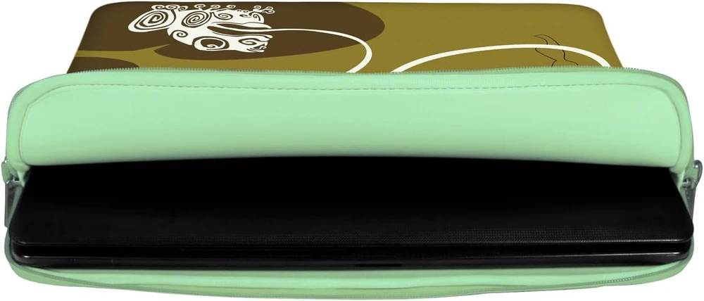 Digittrade Ls147-15 Frog King dizainerio nešiojamojo kompiuterio dėklas 15.4" nešiojamojo kompiuterio dangtelis neopreno dėklas iki 15.6 colio Anti Shock System
