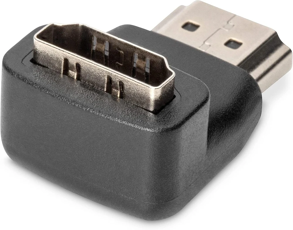Digitus Ak-330502-000-s Type A Male - Type A Female 90 laipsnių kampu Hdmi adapteris - juodas