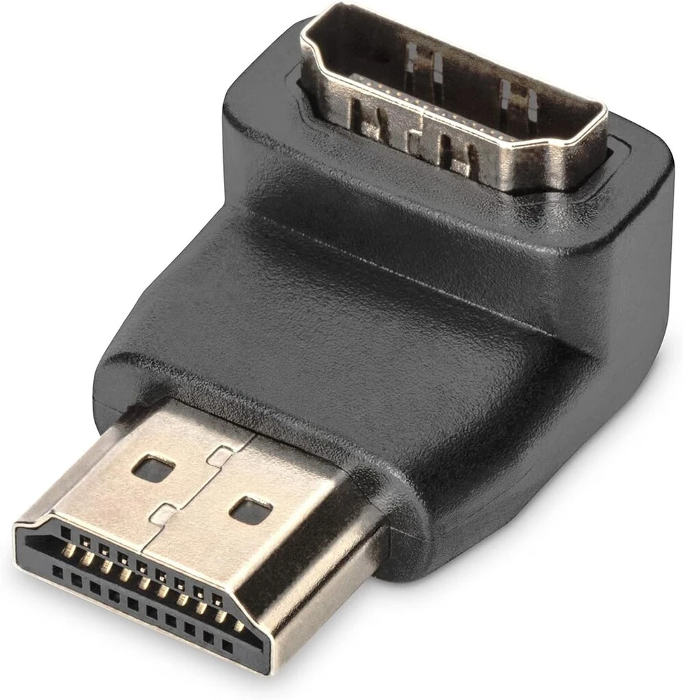 Digitus Ak-330502-000-s Type A Male - Type A Female 90 laipsnių kampu Hdmi adapteris - juodas