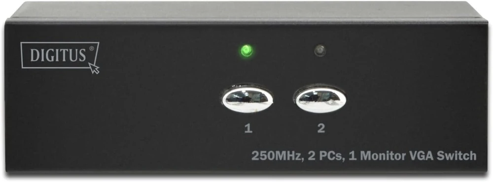 Automagnetola Digitus Ds Genuine 1 Vga perjungiklis 2 įėjimai/1 išėjimas