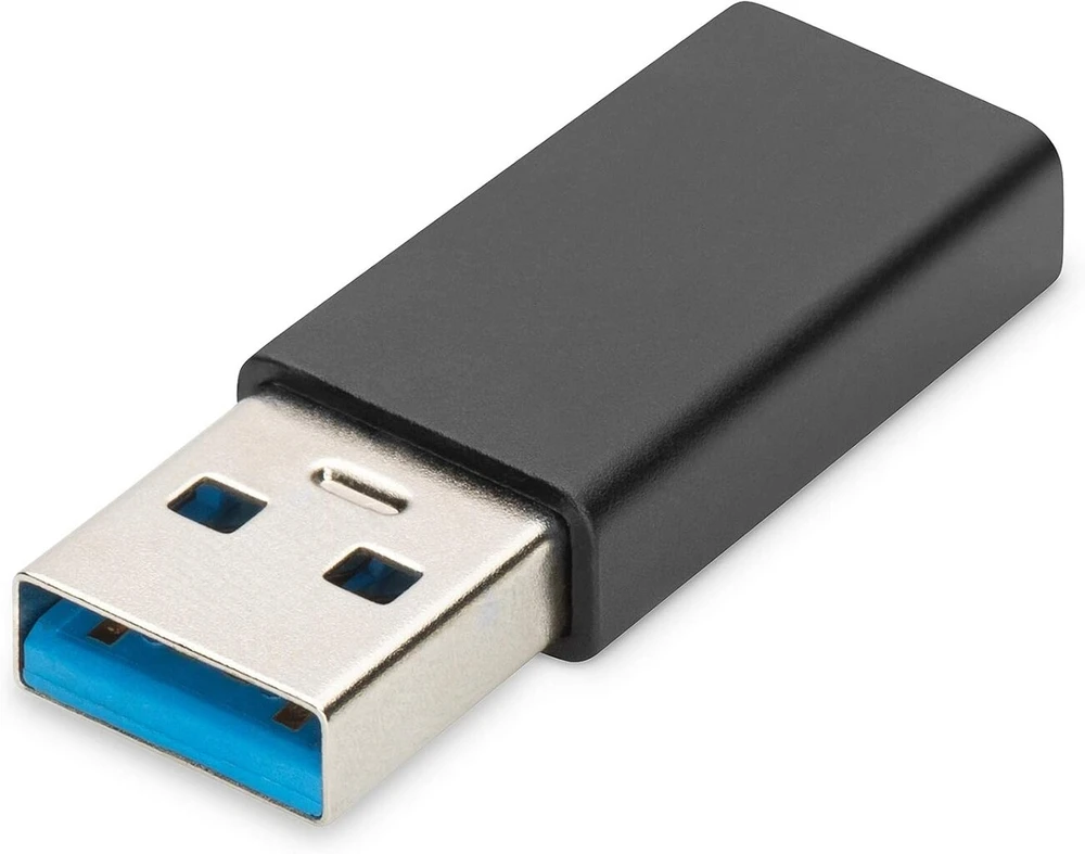 Digitus Usb 3.2 Gen1 Adapteris: Usb A į Usb C, 5 Gbps, Juodas