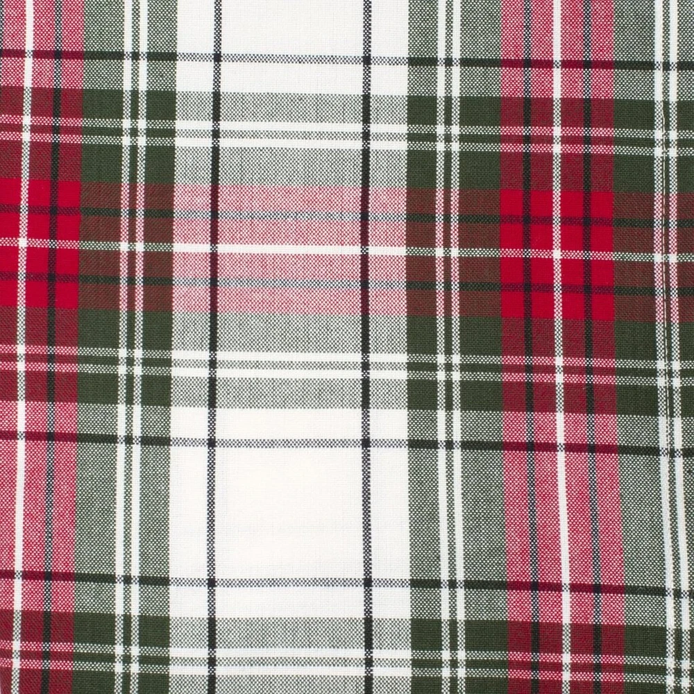 Dii didelės 50x50 cm medvilninės servetėlės, 6 vnt., Kalėdinis pledas – puikiai tinka vakarienėms, Kalėdoms, šventėms ar kasdieniam naudojimui