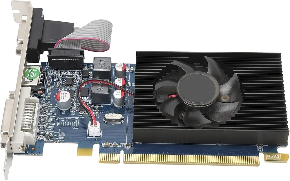 Dilwe Hd6450 vaizdo plokštė 2g 64bit Ddr3 grafika mažo triukšmo su Pci Express 3.0 lizdu stacionariam kompiuteriui