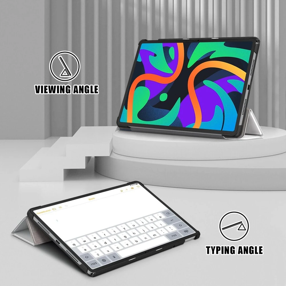 Dingguagua dėklas, skirtas Lenovo Tab M11 11 colių 2024 planšetiniam kompiuteriui Tb330fu, itin plonas apsauginis dėklas su automatinio užmigdymo/pabudimo ir stovo funkcija, skirtas Lenovo Tab M11 planšetiniam kompiuteriui, Lazy Cat