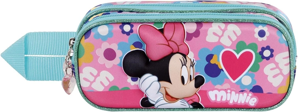 Disney unisex vaikiškas 3d dvigubas penalas širdelė 6450 rožinis, vienas dydis, rožinis, 3d dvigubas penalas širdelė