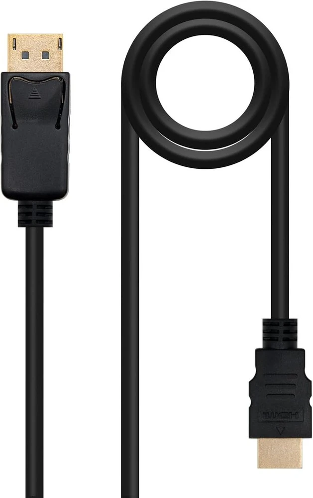 Displayport į Hdmi kabelis-konverteris, 0.5m, juodas