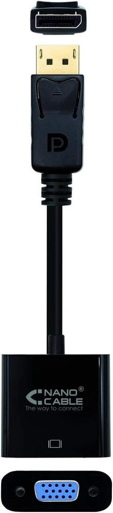 Displayport į Svga adapteris, 15cm, juodas