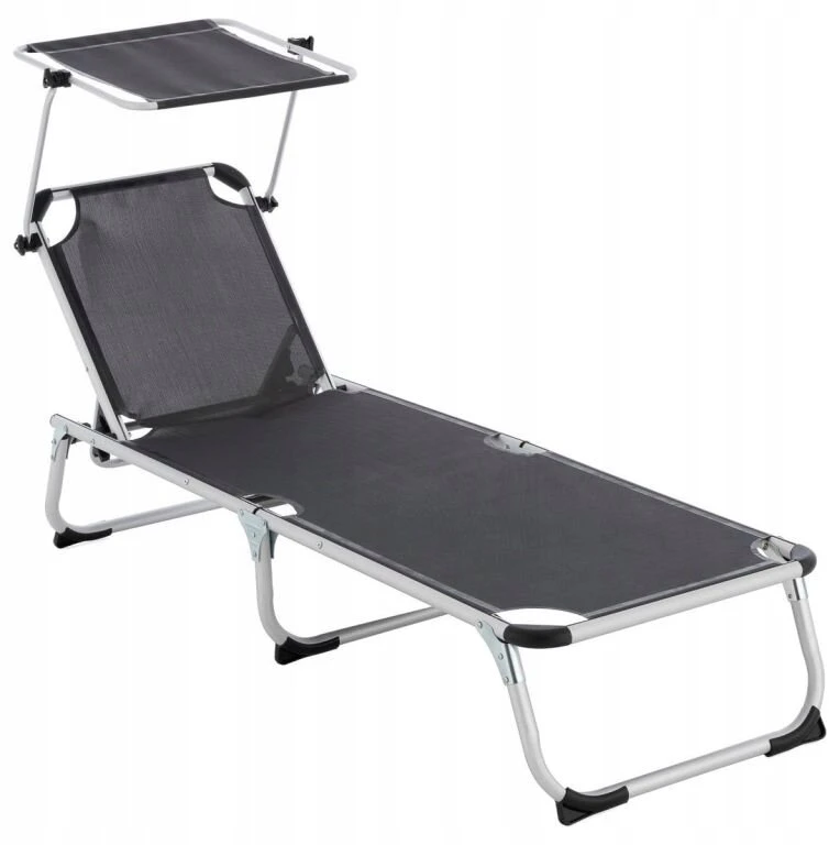 Divero gultas, antracito spalvos, 187x57x30cm, sulankstomas stogelis