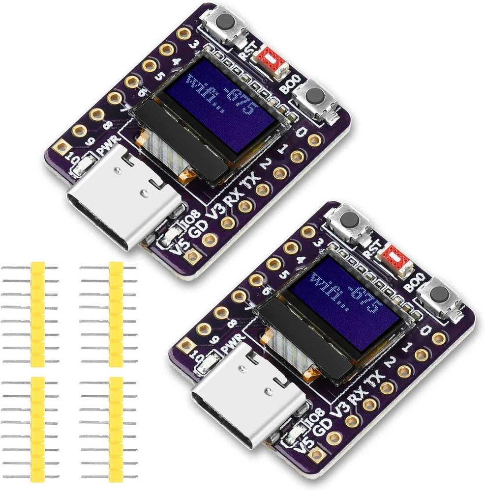 Diymore Esp32 C3 kūrimo plokštė su 0,42 colio oled ekranu, esp32 mini palaiko wifi bluetooth, tinkama iot kūrimui, 2 vnt.