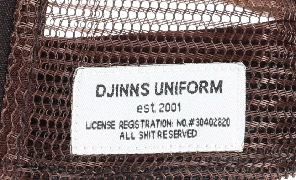 Djinns Glencheck ruda Hft trucker kepurė