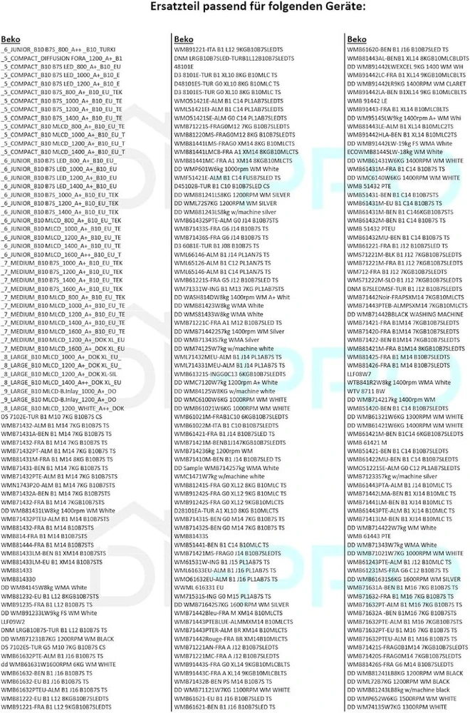 Dl-pro išleidimo siurblys, skirtas beko blomberg 2840940200 siurbliui, išleidimo siurblys, nuotekų siurblys hanyu su siurblio galvute ir sieteliu, skirtas skalbimo mašinai