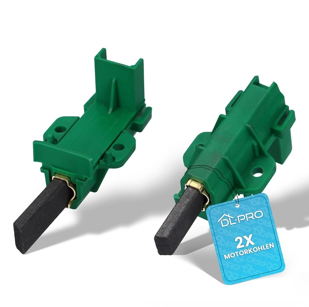 Dl-pro variklio anglies šepetėlių rinkinys, skirtas beko blomberg 371202407 371202405 l24mf7 candy hoover 49028930 anglies šepetėliai žali, skirti wmb wmd wtv skalbimo mašinai