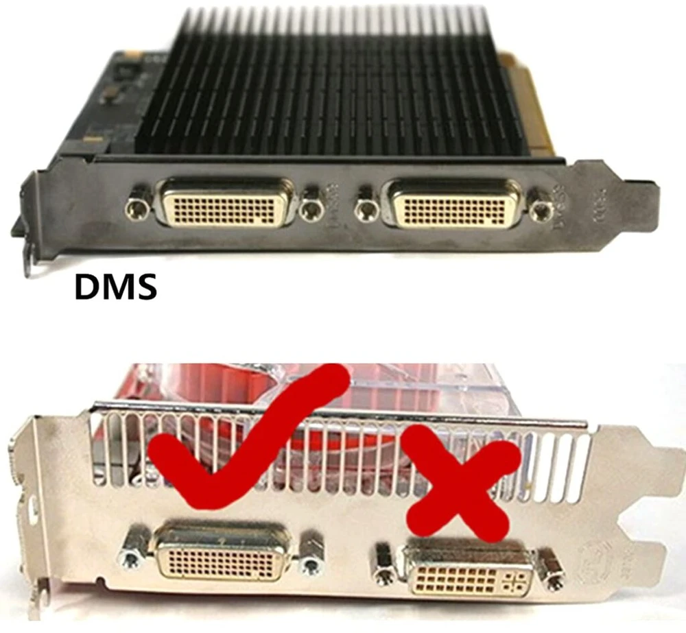 Dms-59 į 2x Dvi 24+5 adapterio kabelis