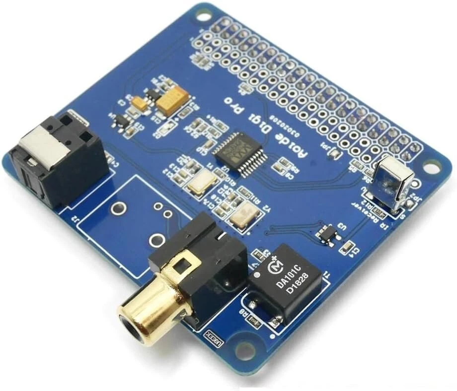 Dollatek Hifi Digi Pro garso plokštė Raspberry Pi