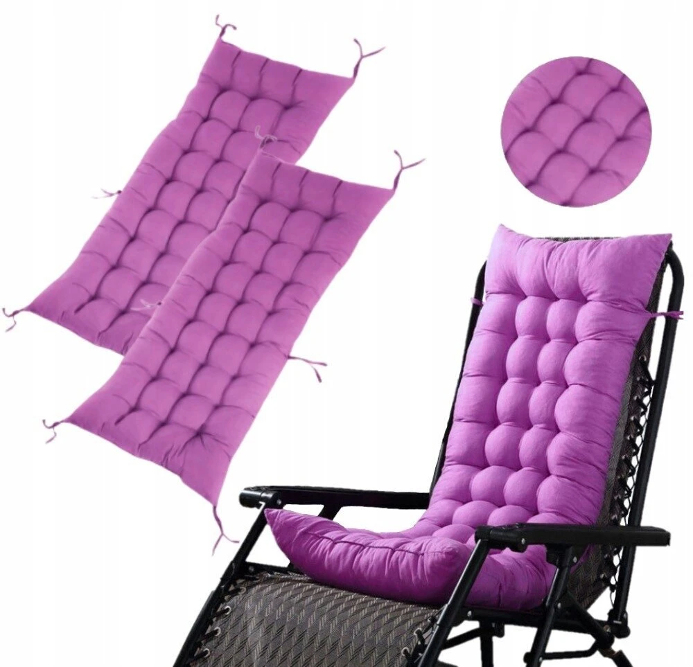 Domidekor Sodo pagalvė kėdei, krėslui, sūpynėms, paletei 2 vnt. 110x60 violetinė