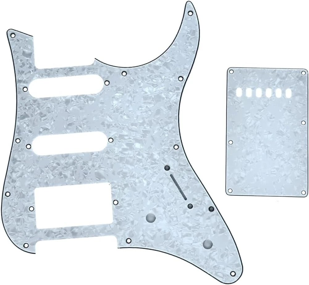 Dopro baltas Hss pickguard ir tremolo dangtelis, skirtas Yamaha Pacifica gitarai
