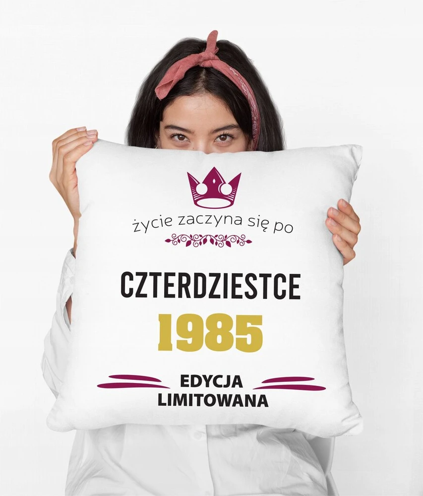 Dovana 40-ajam gimtadieniui 40 metų gyvenimas prasideda po 40 puodelis + pagalvė