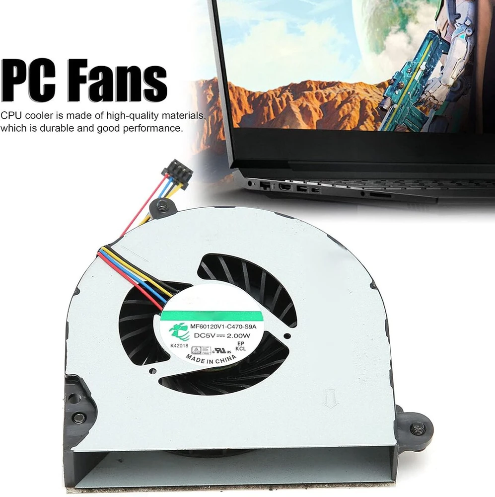Dpofirs vidinis pakaitinis ventiliatorius, pc ventiliatorius, stiprus šilumos išsklaidymas, patvarus suderinamas kompiuterio aušintuvas, skirtas elitebook/8560p/8570p/probook/6560b/6565b/6570b