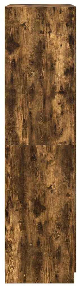 Drabužių spinta, dūminio ąžuolo spalvos, 90x52x200cm, mediena