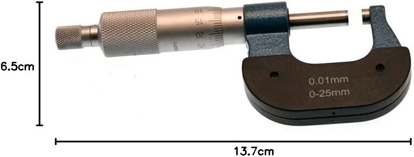 Draper 46603 Išorinis mikrometras 0-25mm