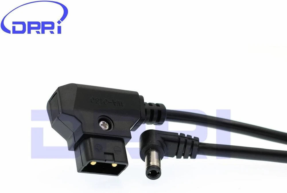 Drri 5.5x2.1mm dc į dtap maitinimo kabelis, skirtas atomos shogun monitoriui/ninja inferno (alkūninis dc kabelis)