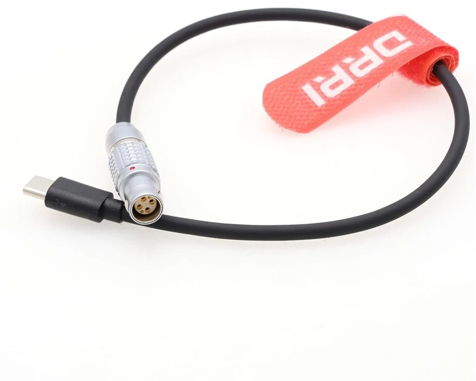 Drri 6 kontaktų į usb-c maitinimo valdymo kabelis, skirtas dji vaizdo siųstuvui ir rs2 rs3 rs3 pro rs4 rs4 pro